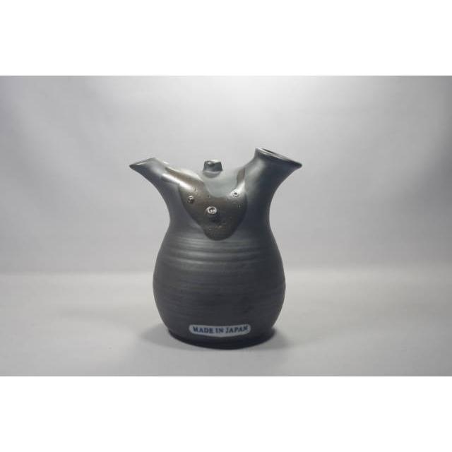 SK004　レンジ燗小　南蛮　[美濃焼/日本製/陶磁器/和食器/和風/黒/ブラック/酒器/熱燗 /徳利/とっくり/日本酒/お酒/居酒屋/料亭/旅館/レストラン/業務用] |  | 02