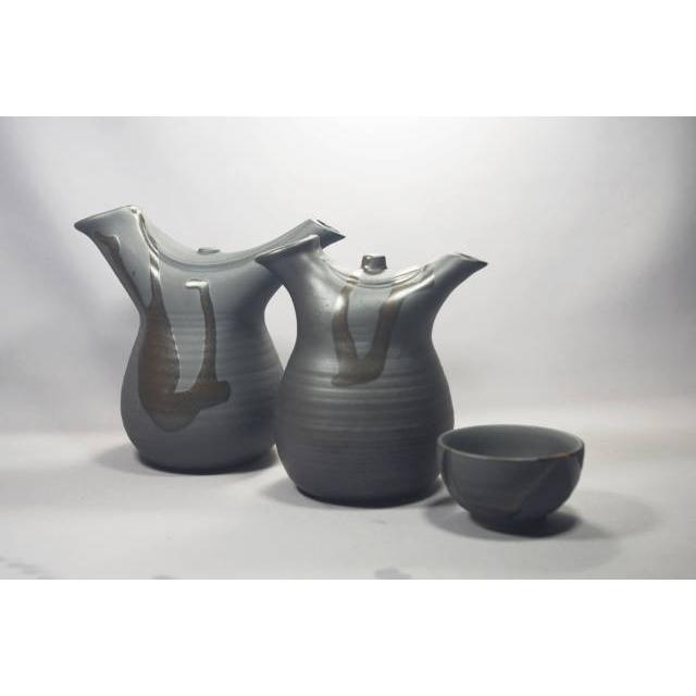 SK004　レンジ燗小　南蛮　[美濃焼/日本製/陶磁器/和食器/和風/黒/ブラック/酒器/熱燗 /徳利/とっくり/日本酒/お酒/居酒屋/料亭/旅館/レストラン/業務用] |  | 04