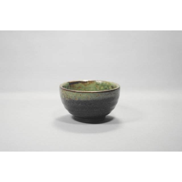 SK005　和食器盃・平ぐい盃　織部 [美濃焼/日本製/陶磁器/和食器/和風/緑/グリーン/お猪口/おちょこ/酒器/日本酒/居酒屋/旅館/料亭/業務用/大口注文] | 