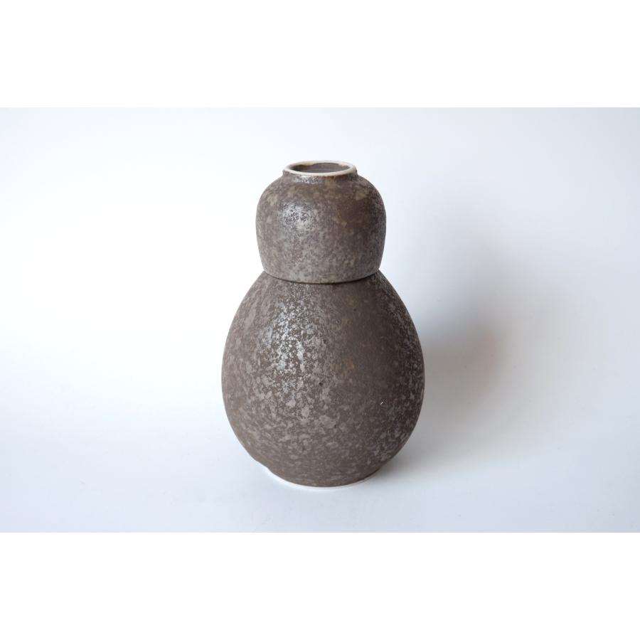 SK024　アース黒２合徳利　☆アウトレット品☆ |  | 02