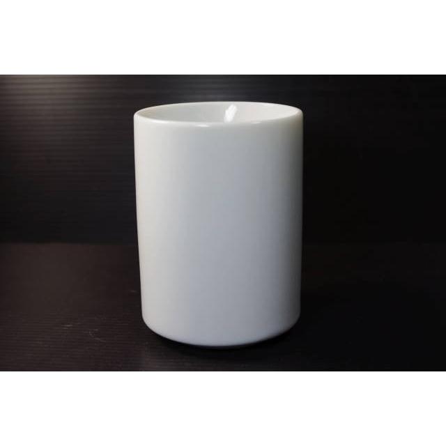 YM046　白６．５×H9cm　長湯呑　★アウトレット品★　 | 