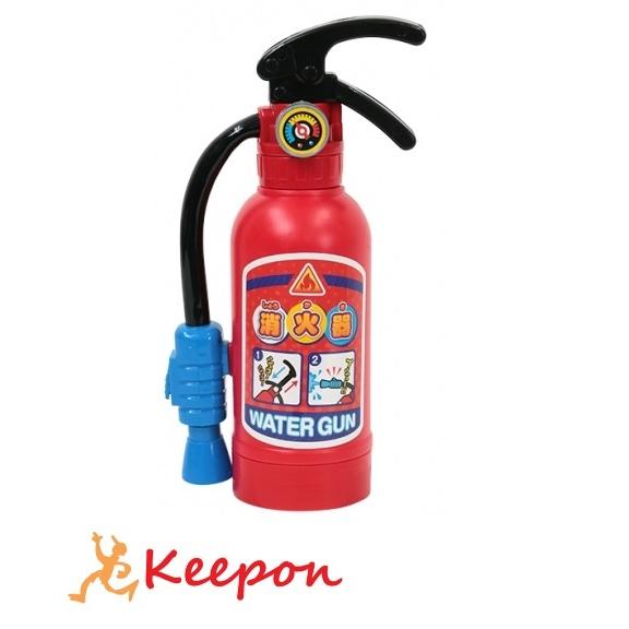 水ピストルちびっこ消火隊 おもちゃ 池田工業社 水遊び 夏 水鉄砲 子ども 消火器 | 