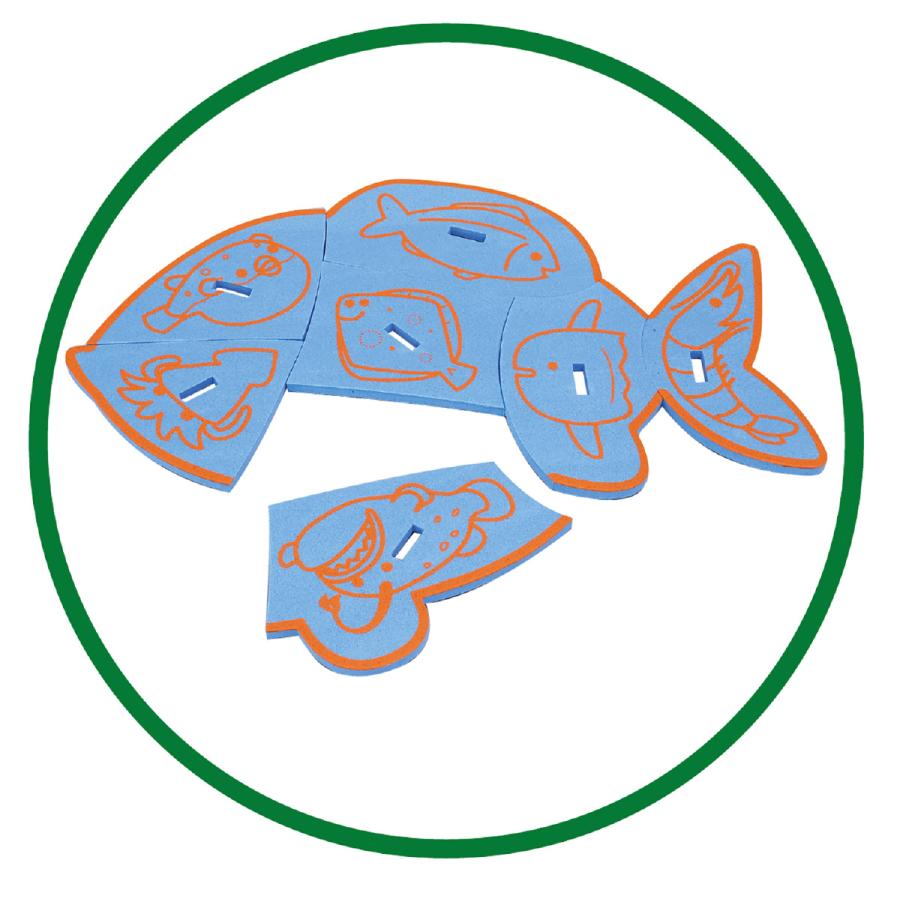 EVAフィッシングパズルわなげ (メール便可能) アーテック 輪投げ おもちゃ 魚釣り ゲーム 幼稚園 小学生 |  | 03