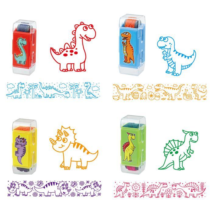 恐竜ローリングスタンプBOXセット(24個入) アーテック スタンプ ディスプレイセット 店頭 コロコロ |  | 05