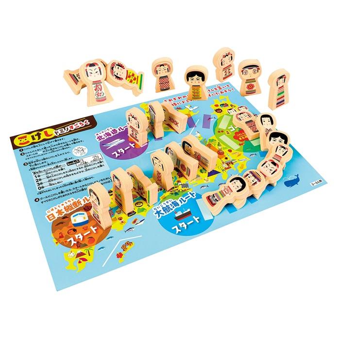 干支こけしゲームセット (ネコポス可) アーテック おもちゃ ドミノ倒し
