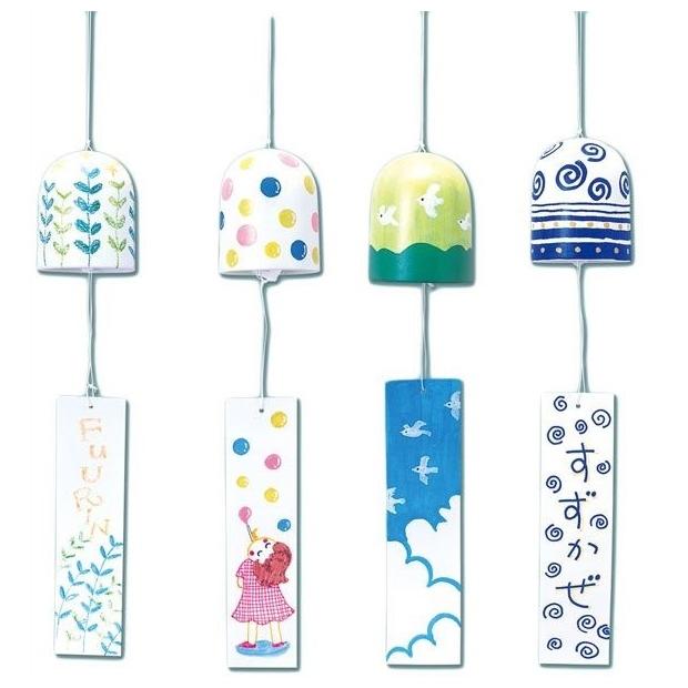 彩ふうりん 美濃粘土 ふうりん 風鈴 オリジナル キット 自由研究 男の子 女の子 夏休み工作 工作キット 小学生 風鈴作り |  | 01