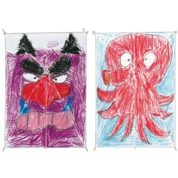 連凧にもなる角凧 池田工業社 凧揚げ たこあげ お正月 凧あげ クレヨン おえかき 小学校 小学生 子ども 子供 幼稚園 カイト 簡単 |  | 01