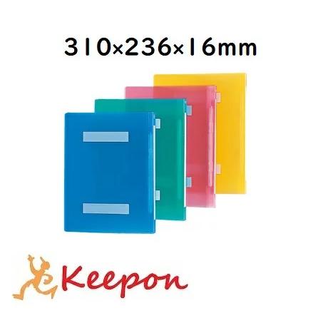 フラットファイルPP A4 4色から選択 クリアファイル 学校 新学期 文具