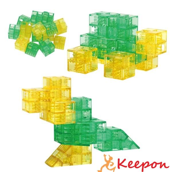 Artecブロックなないろクリア ミニパックＡ（かめ＆インコ） おもちゃ パズル プレゼント 知育玩具 幼児 子ども artecblock 日本製 アーテック プレゼント | アーテックブロック