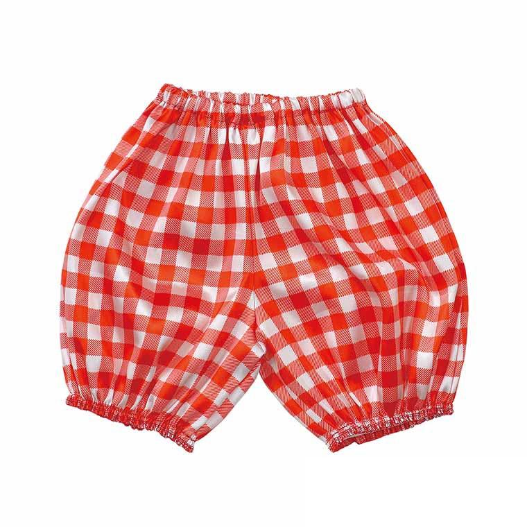 ソフトサテンかぼちゃパンツ (ギンガム) 全3色 (メール便可) 絞り