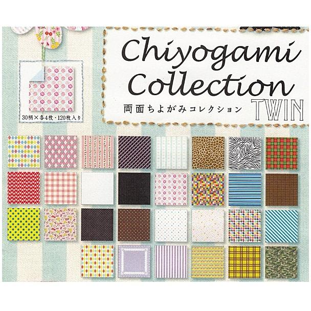 両面ちよがみコレクション 7.5×7.5cm 120枚入（30柄×4枚）(2個