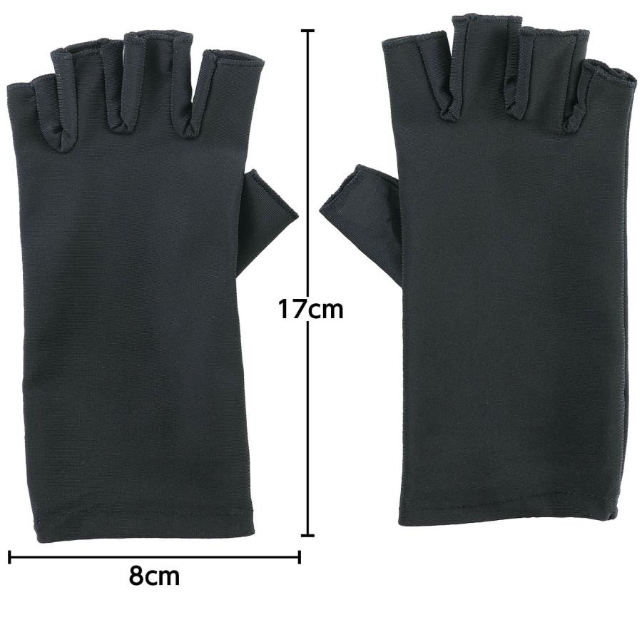 冷感手袋 ブラック（メール便可) アーテック 運動会 体育祭 応援 ダンス 応援団 黒 夏 小学生 中学生 大人 黒手袋 指 |  | 01