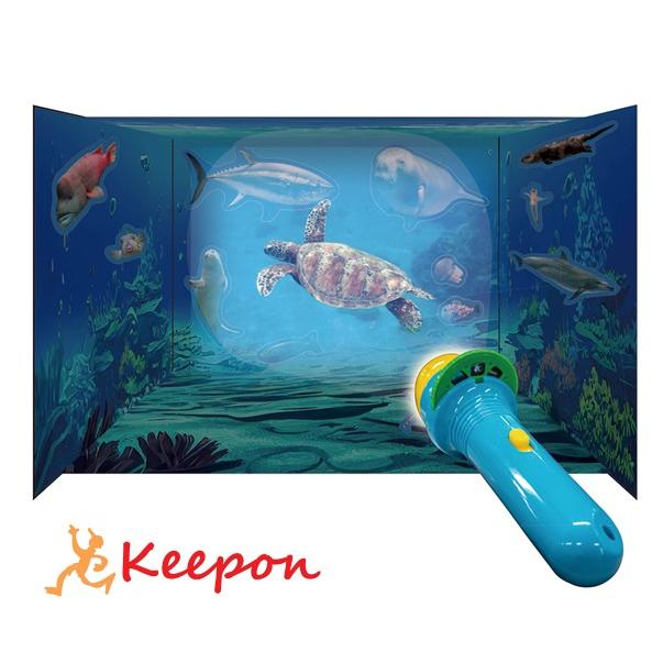 うみのせかいへレッツゴー！プロジェクター＆シール付 アーテック 海 魚 観察 学習 小学校 小学生 おもちゃ | 