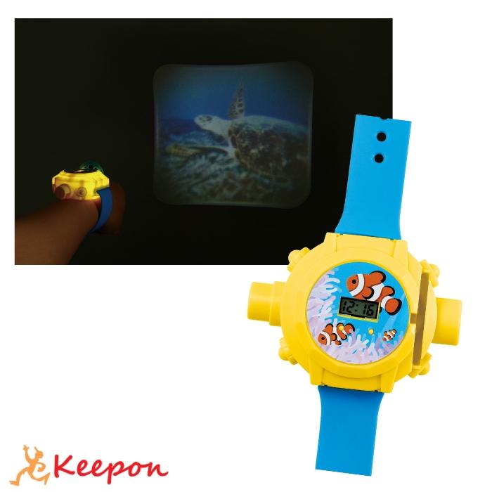 腕時計型 うみのいきものプロジェクター アーテック 海 魚 生き物 観察 壁 家 学習 小学校 小学生 おもちゃ | 