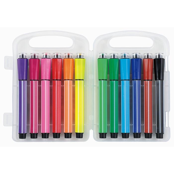 スタンプマーカー（12色） (メール便可) かわいい お絵かき スタンプ マーカー カラーペン アーテック カラー |  | 01