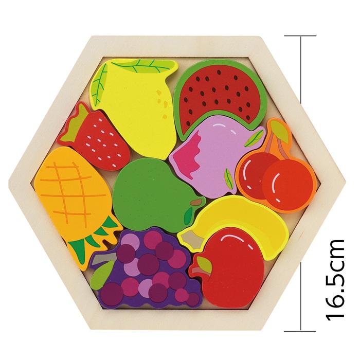 木製六角パズル フルーツ (メール便可) アーテック 玩具 おもちゃ パズル 動物 保育園 幼稚園 幼児 子ども |  | 02