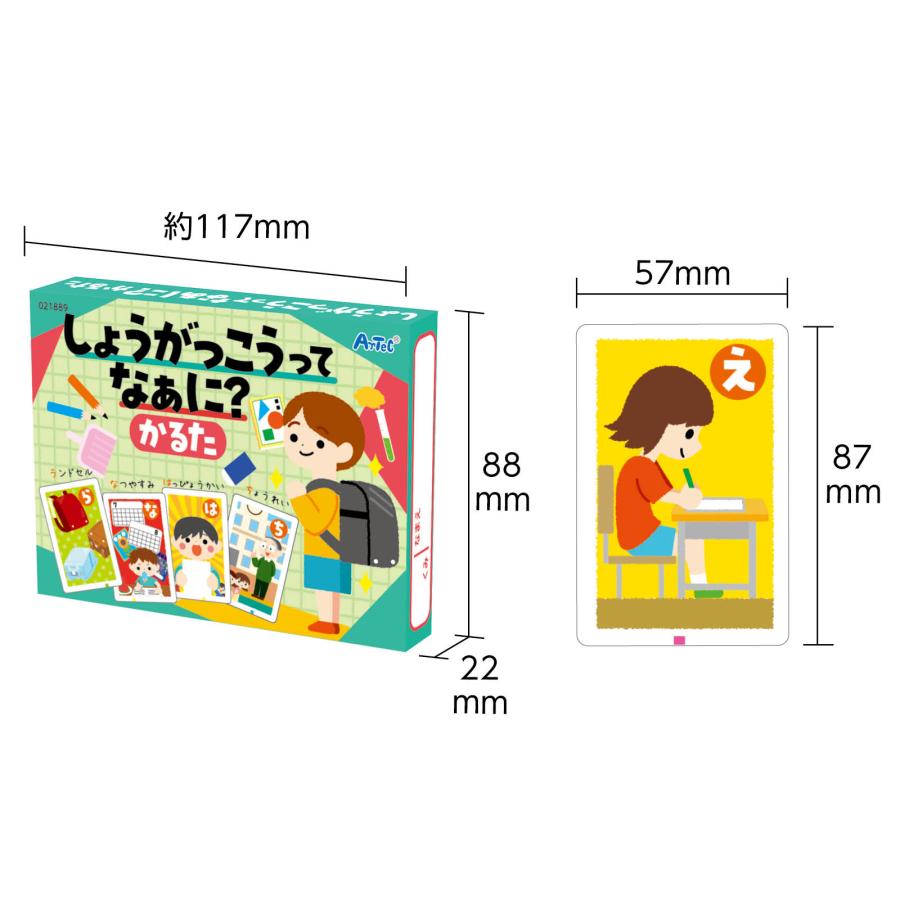 しょうがっこうってなあに？かるた(5個までメール便可) アーテック