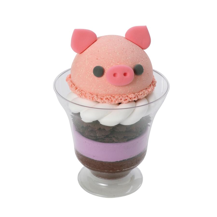 ハンドメイド作家様作品　アニマルモチーフ　フェイクスイーツ　3点セット onamae-seal_23514