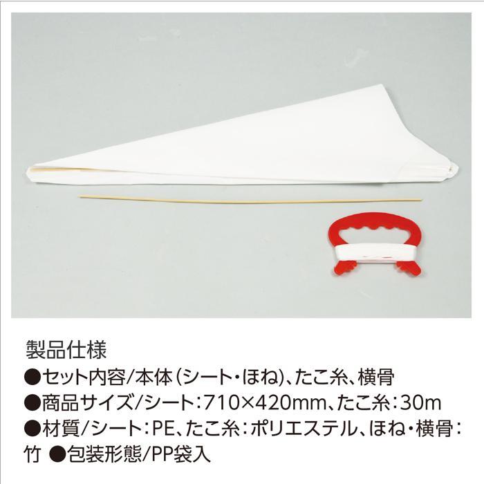 ぐんぐん凧 ビニール製 無着色　アーテック 凧揚げ たこあげ 工作キット 伝承玩具 手作り凧 お正月 お絵かき |  | 07