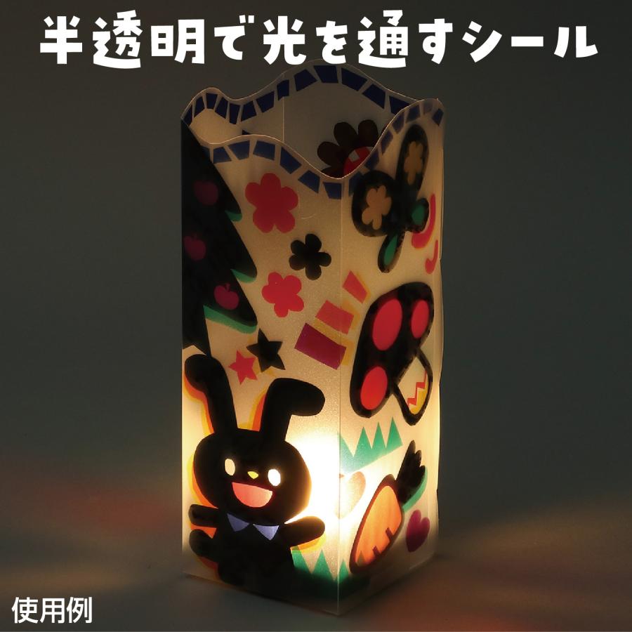 6色ステンドシール 150×260mm(メール便可) 　セロハン カラー 製作 工作 美術 アーテック |  | 01