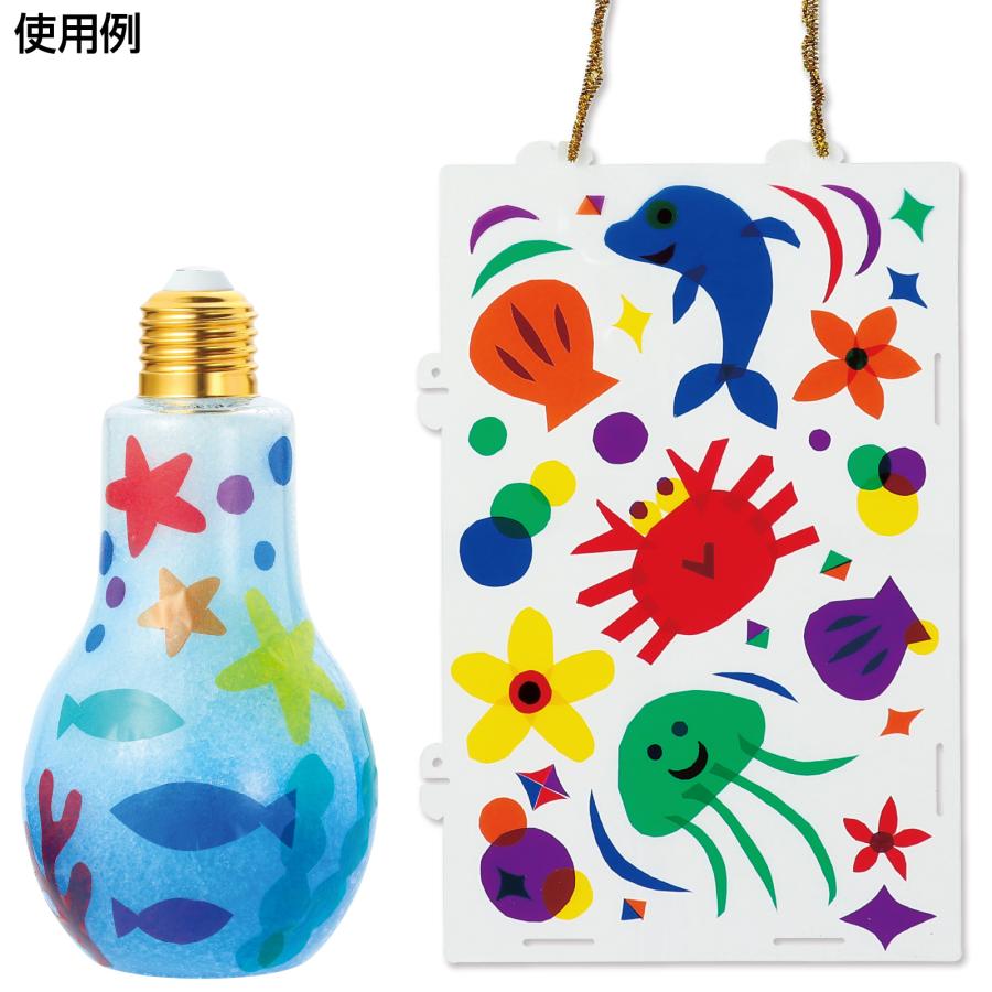 6色ステンドシール 150×260mm(メール便可) 　セロハン カラー 製作 工作 美術 アーテック |  | 03