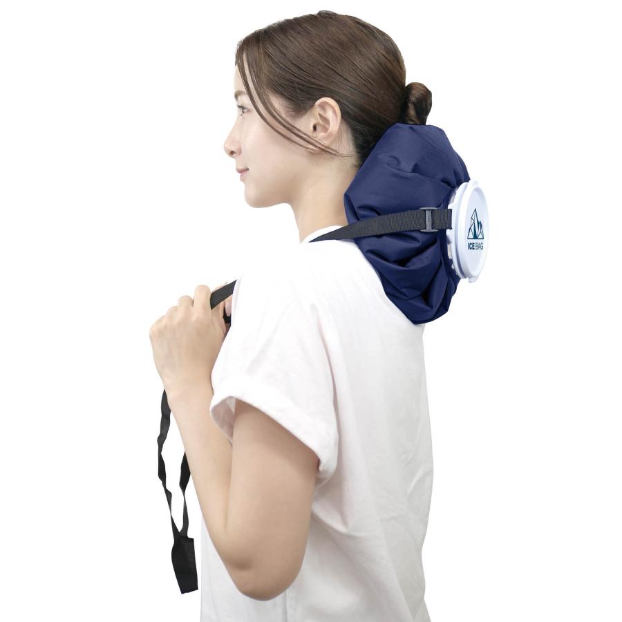 ベルト付アイスバッグ ネイビー 1800ml アーテック 夏用 ひんやり 熱中症対策 氷嚢 アイスバッグ 冷却グッズ スポーツ クールダウン 暑さ対策 アウトドア 運動会 |  | 02