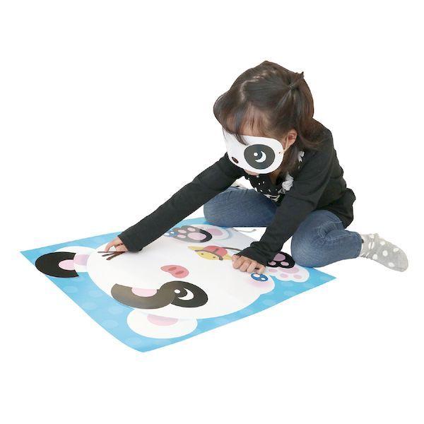どうぶつふくわらい　パンダ アーテック 福笑い おもちゃ ゲーム 顔 かわいい アイマスク お正月 幼稚園 保育園 |  | 02