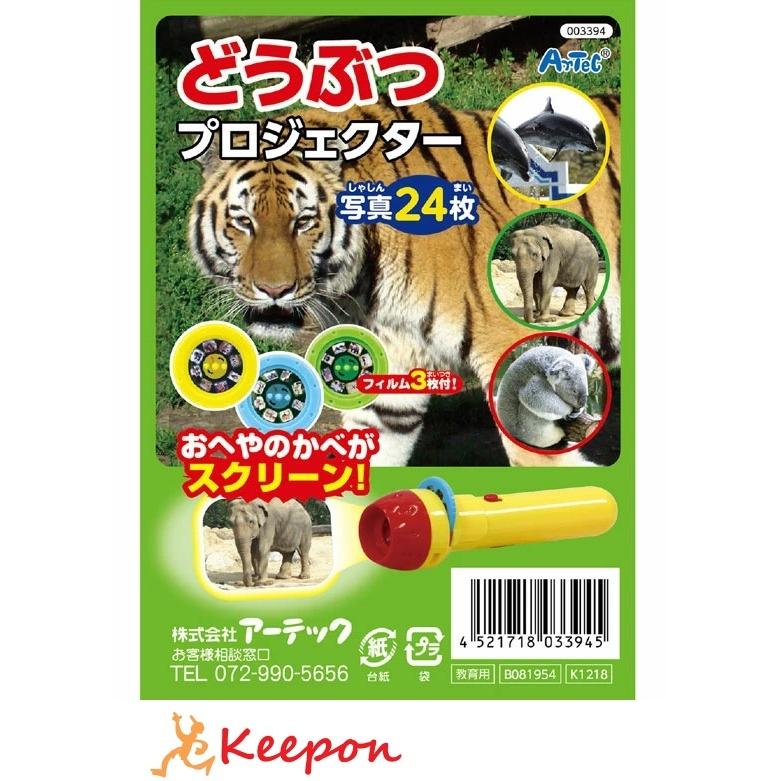 どうぶつプロジェクター アーテック 生き物 観察 壁 家 学習 小学校 小学生 動物 おもちゃ | 