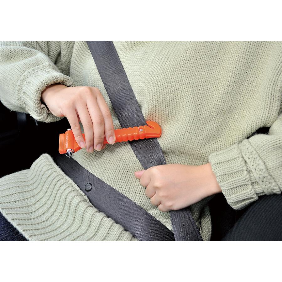 緊急脱出用ハンマー (3個までメール便可能) アーテック 防災 シートベルトカッター 窓 車 ガラス |  | 01