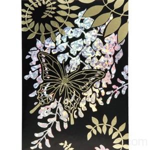 らでん蒔絵調切り絵セット (メール便可) ） 伝統工芸　工作　デザイン | 