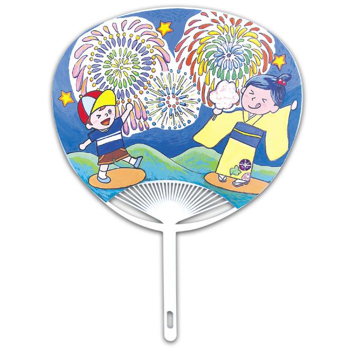 手作りうちわづくり キット タック付 アーテック 応援 運動会 お祭 体育祭 紙工作 自由工作 夏休み 印刷 うちわ 作成 オリジナル |  | 08