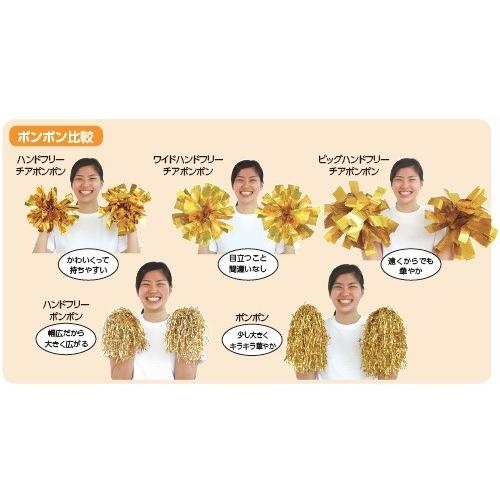 ビッグ ハンドフリー チアポンポン 2個組 4色からお選びください チアリーダー アーテック ダンス 運動会 応援グッズ ポンポンチア 体育祭 学園祭 かわいい 4177 G キープオンyahoo ショップ 通販 Yahoo ショッピング