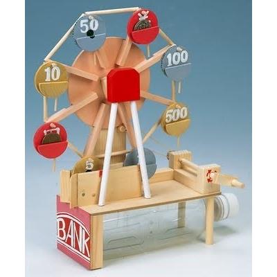 工作キット 観覧車貯金箱 加賀谷木材 木工工作キット 自由研究 小学生