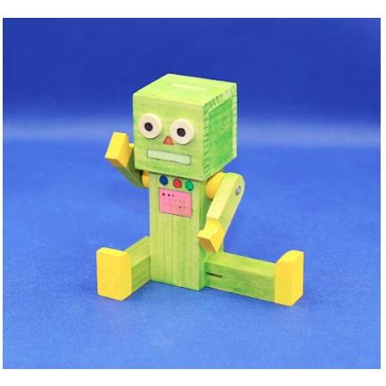 ゼニロボ (1個までメール便可) 加賀谷木材 木工工作 キット 自由研究