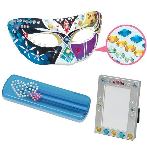 タックジュエリー (2枚組)(メール便可) 手芸 ハンドメイド 材料 製作 工作 クラフト シール キラキラ デコレーション |  | 01