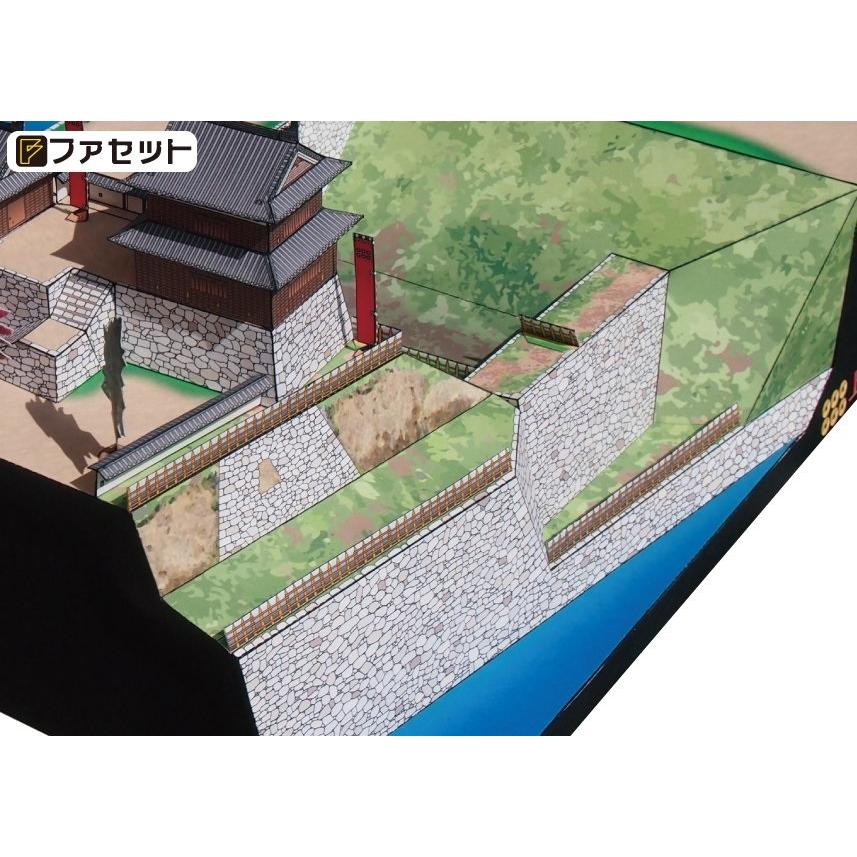 工作キット 信州 上田城 ペーパークラフト 1/300 日本名城シリーズNo33