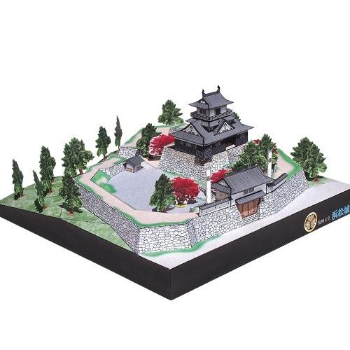 (未使用･未開封品)　浜松城ペーパークラフト 日本名城シリーズ1/300 6k88evb ペーパークラフト日本名城シリーズ1/300 36 浜松城