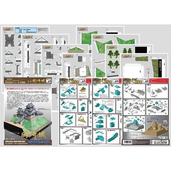 工作キット 復元 岡崎城 日本名城シリーズNo45 1/300 ファセット お城