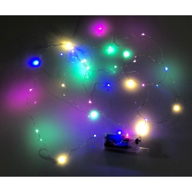 パステルイルミネーションライト 294cm (メール便可) クリスマス 工作 クラフト ハンドメイド 飾り リース ツリー LED カラフル アーテック 照明 装飾 |  | 01