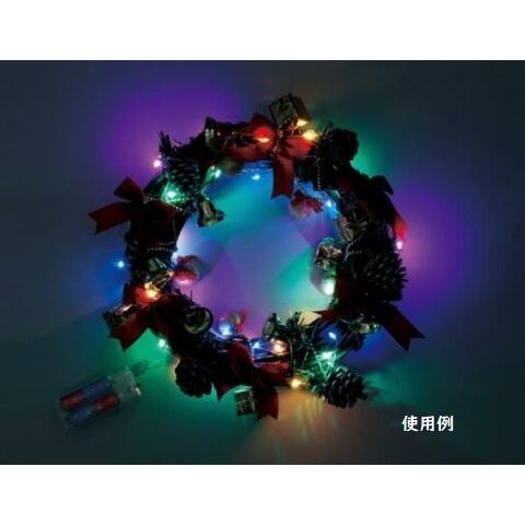 点滅パステルイルミネーションライト 294cm(8個までメール便可) クリスマス ハンドメイド クリスマス飾り リース ツリー LED カラフル アーテック 照明 装飾 |  | 03