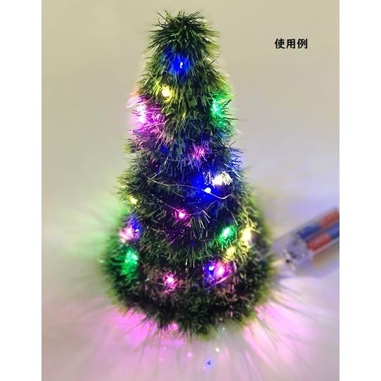 点滅パステルイルミネーションライト 294cm(8個までメール便可) クリスマス ハンドメイド クリスマス飾り リース ツリー LED カラフル アーテック 照明 装飾 |  | 04