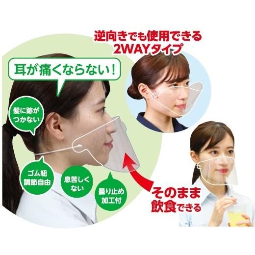 標準サイズ クリアシートマスク 10枚組 8個までメール便可能 飛沫防止 透明マスク 大人用 子ども 小学生 学校 マウスシールド 吹奏楽 フェイスシールド キープオンyahoo ショップ 通販 Yahoo ショッピング