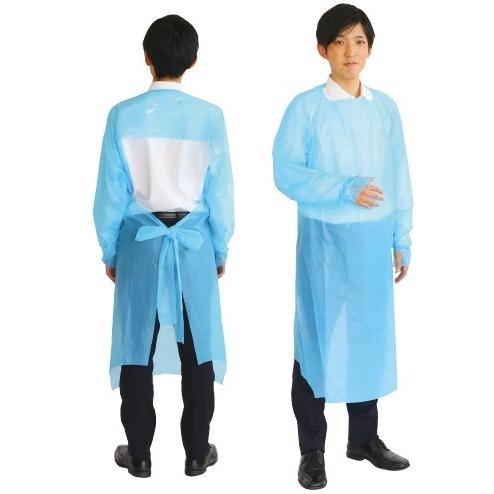 感染症対策五種セット(4個までメール便可) エプロン 使い捨て 水色 衛生用品 感染対策 感染予防 アーテック 防護服 マスク 感染対策 |  | 02