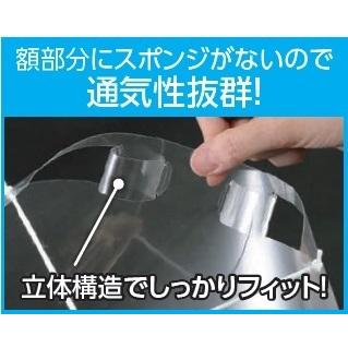 幼児用 クリアシートフェイスシールド (10枚組)　コロナ感染予防 感染対策 学校 対策 子ども 子供用 男女兼用 軽量 洗える 透明 |  | 01