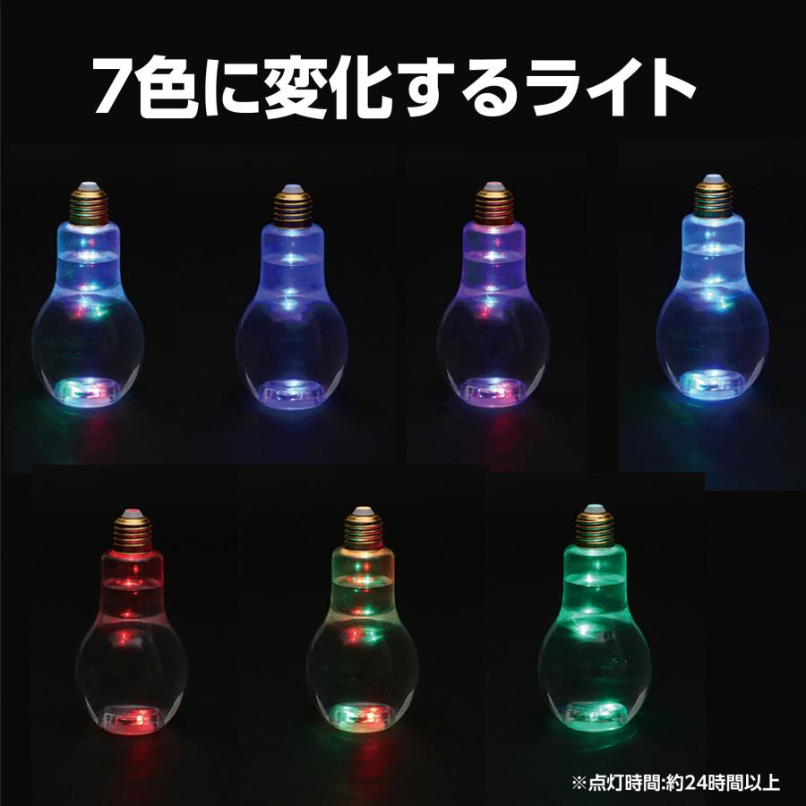 光る電球ボトル＆水漏れ防止用フタセット アーテック ガールズクラフト 手作り 工作 自由研究 夏休み工作 小学生 七夕工作 ボトル スノードーム 丸 |  | 02