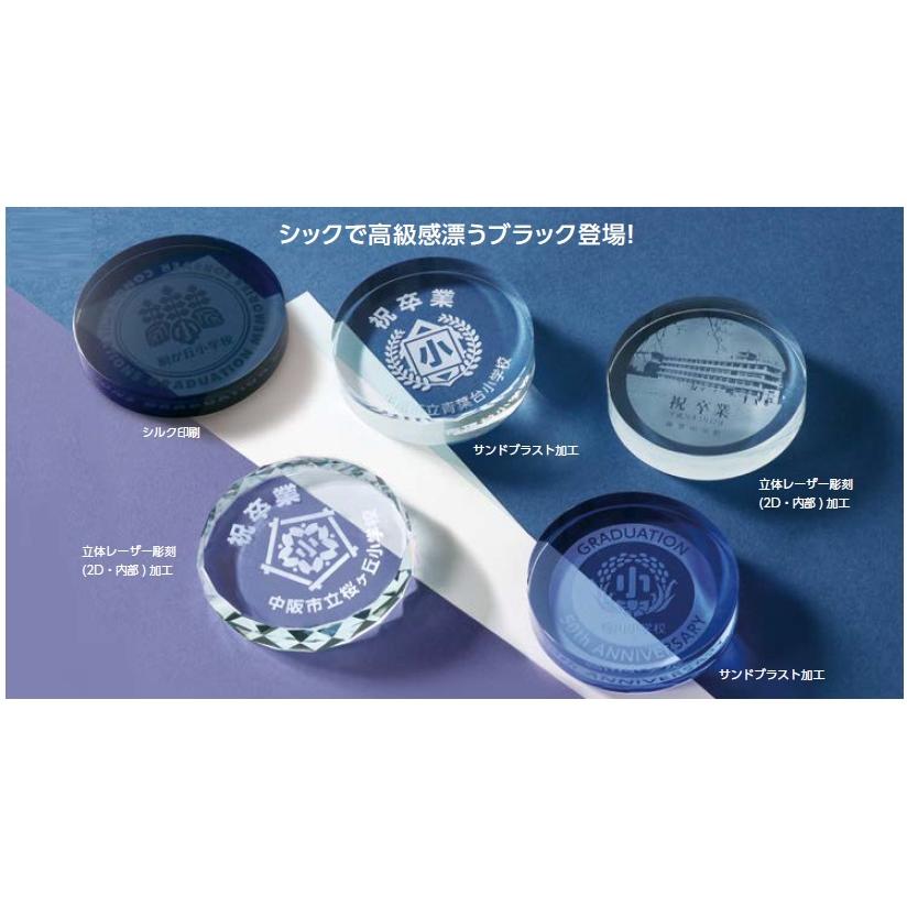 クリスタル ペーパーウェイト 大 (4個までメール便可) アーテック 卒業