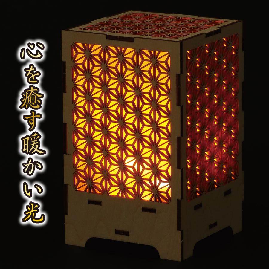 木製和柄ランタンクラフトキット 麻の葉 (1個までメール便可) アーテック 夏休み工作 キット 小学生 工作キット 木工工作 中学生 |  | 03