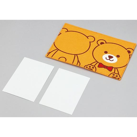 くまさん手帳型フレーム(8個までメール便可) 　母の日 父の日 プレゼント 記念品 ポーチ 子供会 手作り メッセージ 写真 フォトフレーム |  | 01