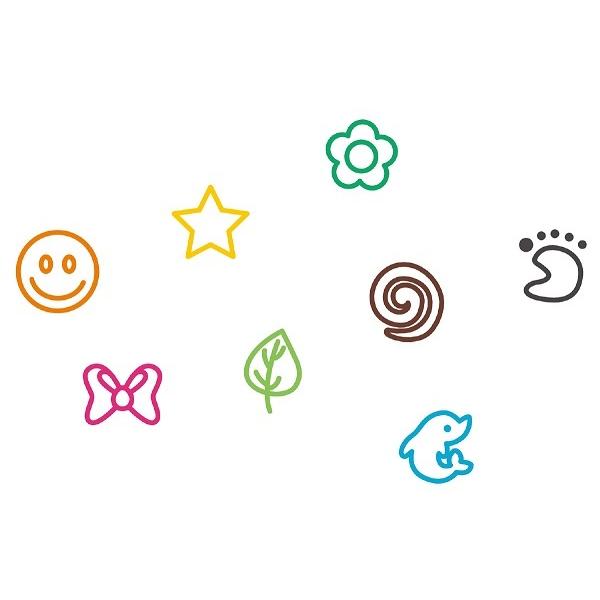 ハッピースタンプマーカー 8色 (2個までメール便可) ン かわいい お絵かき スタンプ マーカー カラーペン アーテック |  | 01