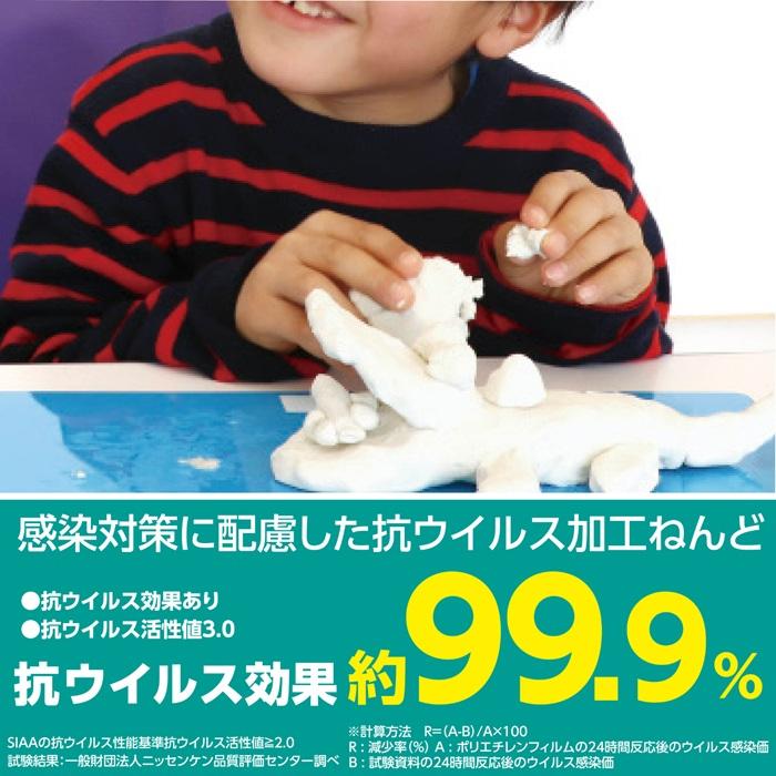 ねんどの王様 (2個までメール便可) アーテック 美術 工作 粘土 クラフト 軽量 小学生 幼稚園 保育園 学校 図工 手につかない 白 |  | 03